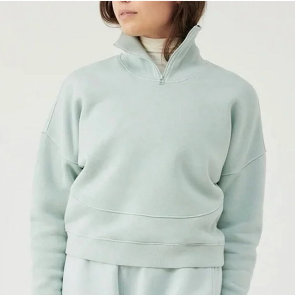 Outdoor Voices Light Blue Sweatshirt